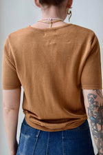 Camel Knit Tee