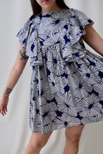 Starburst Nautical Poppy Ruffle Tunic Dress