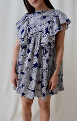 Starburst Nautical Poppy Ruffle Tunic Dress