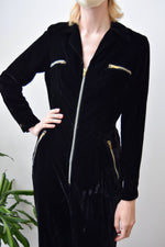 Seventies Velvet Pantsuit