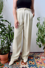 Italian "Armani" Ivory Trousers