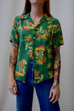 1940's Hawaiian Button Up