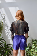 Thirties Silk Bolero Top