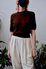 Chocolate Brown Jantzen Knit