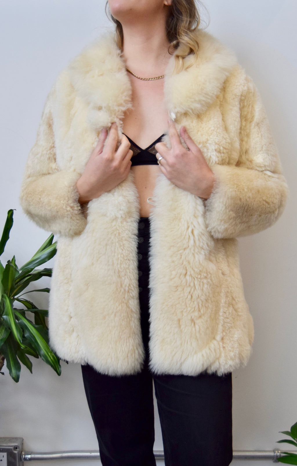 Baby Alpaca Fur Coat