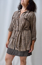 Silk Leopard Light Jacket