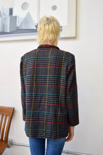 Grey Houndstooth Blazer