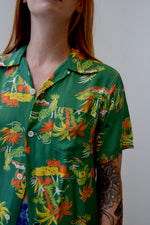 1940's Hawaiian Button Up