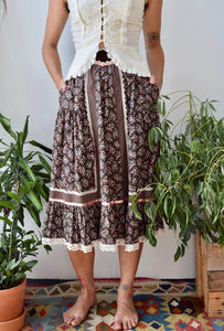 Floral Gunne Sax Skirt