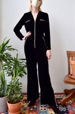 Seventies Velvet Pantsuit