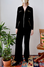 Seventies Velvet Pantsuit