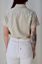 Single Pocket Linen Top