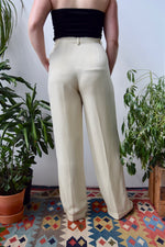Italian "Armani" Ivory Trousers