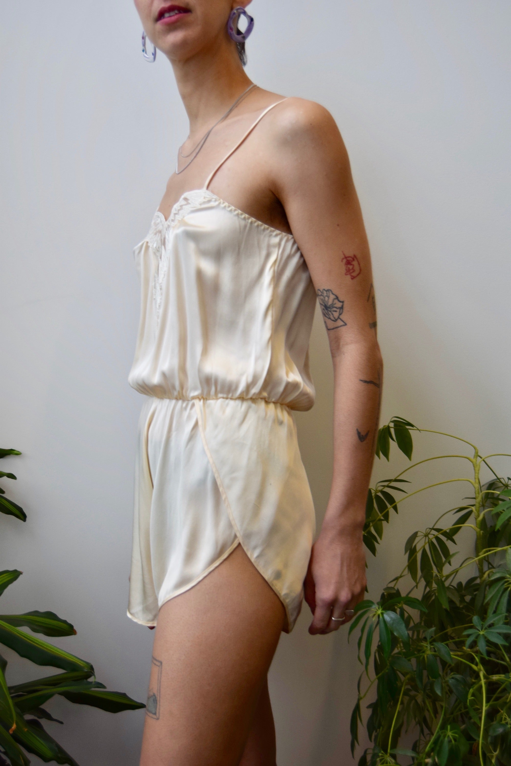Pearl Silk Teddy – Community Thrift and Vintage