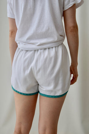 White Vintage Sport Shorts