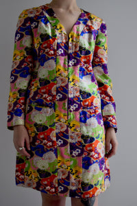 Vintage Silk Kimono Inspired Dress