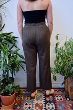 Angle Stripe Wool Trousers