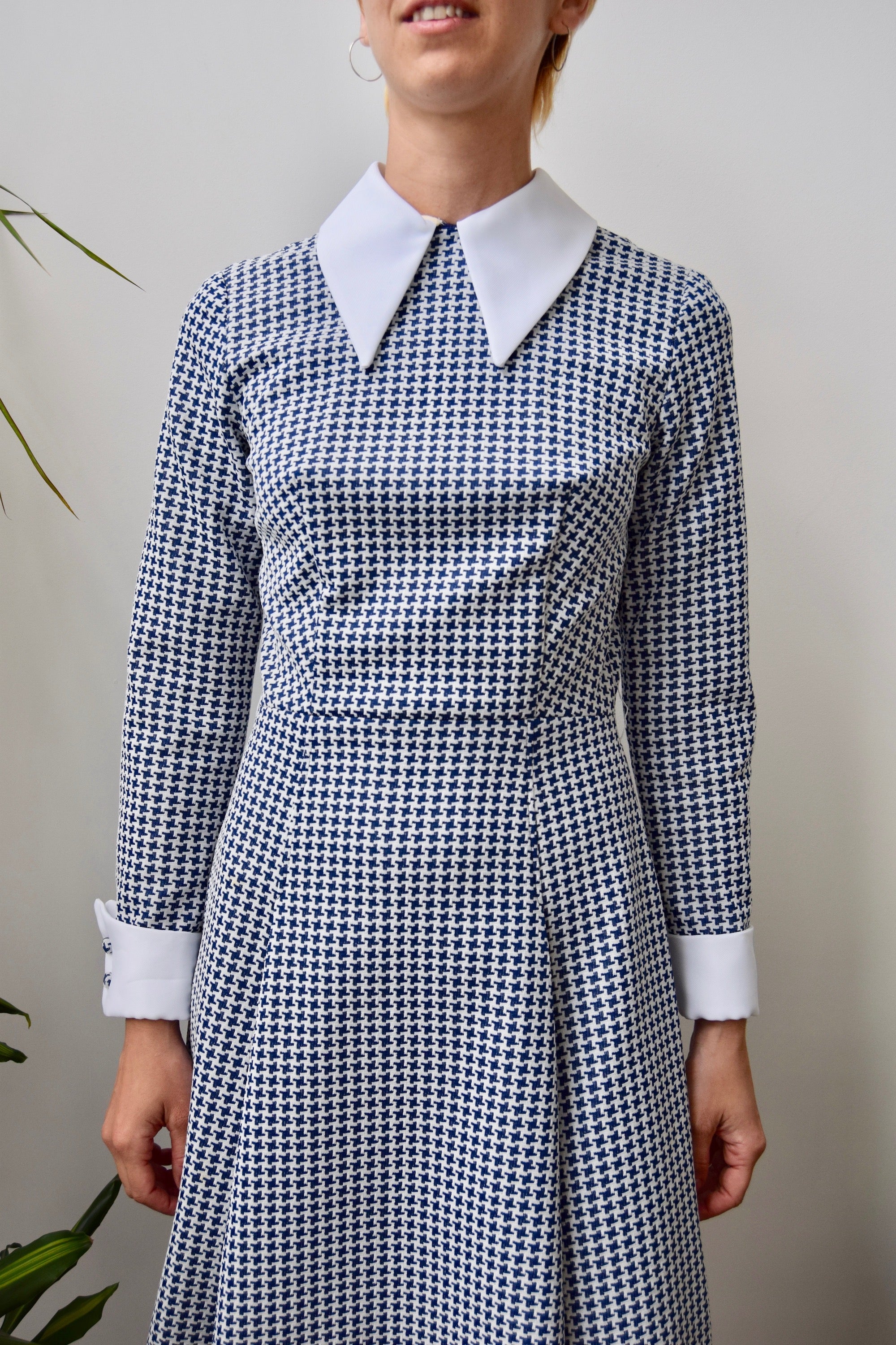 70s Puritan Collar Dress