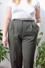 Olive Drab Wool Trousers