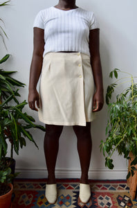 Raw Silk Skort