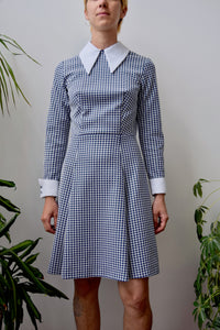 70s Puritan Collar Dress