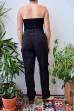 Classic Tapered Black Jeans