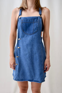 Overall Denim Skort