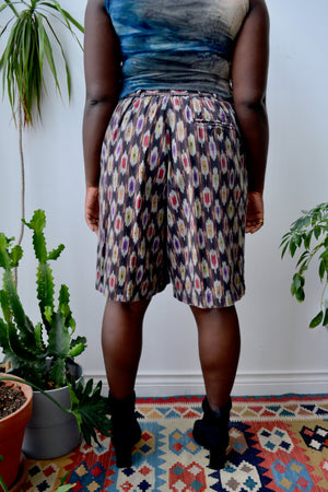 Patterned Trouser Shorts