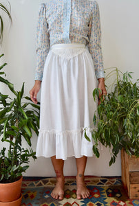Gunne Sax Lace Detail Skirt