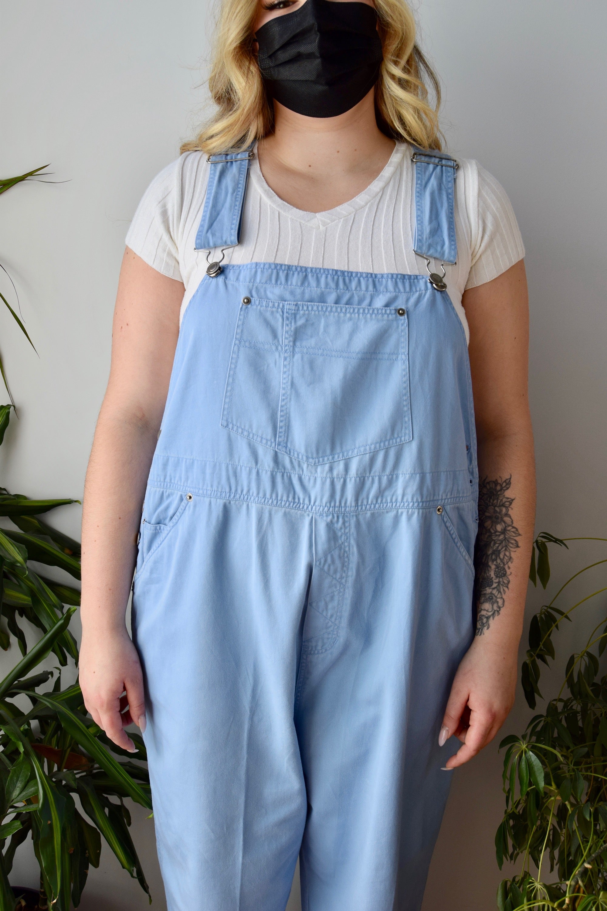 Powder Blue Overalls