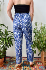 Casual Cotton Paisley Trousers