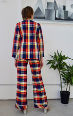 Seventies Plaid Seersucker Suit