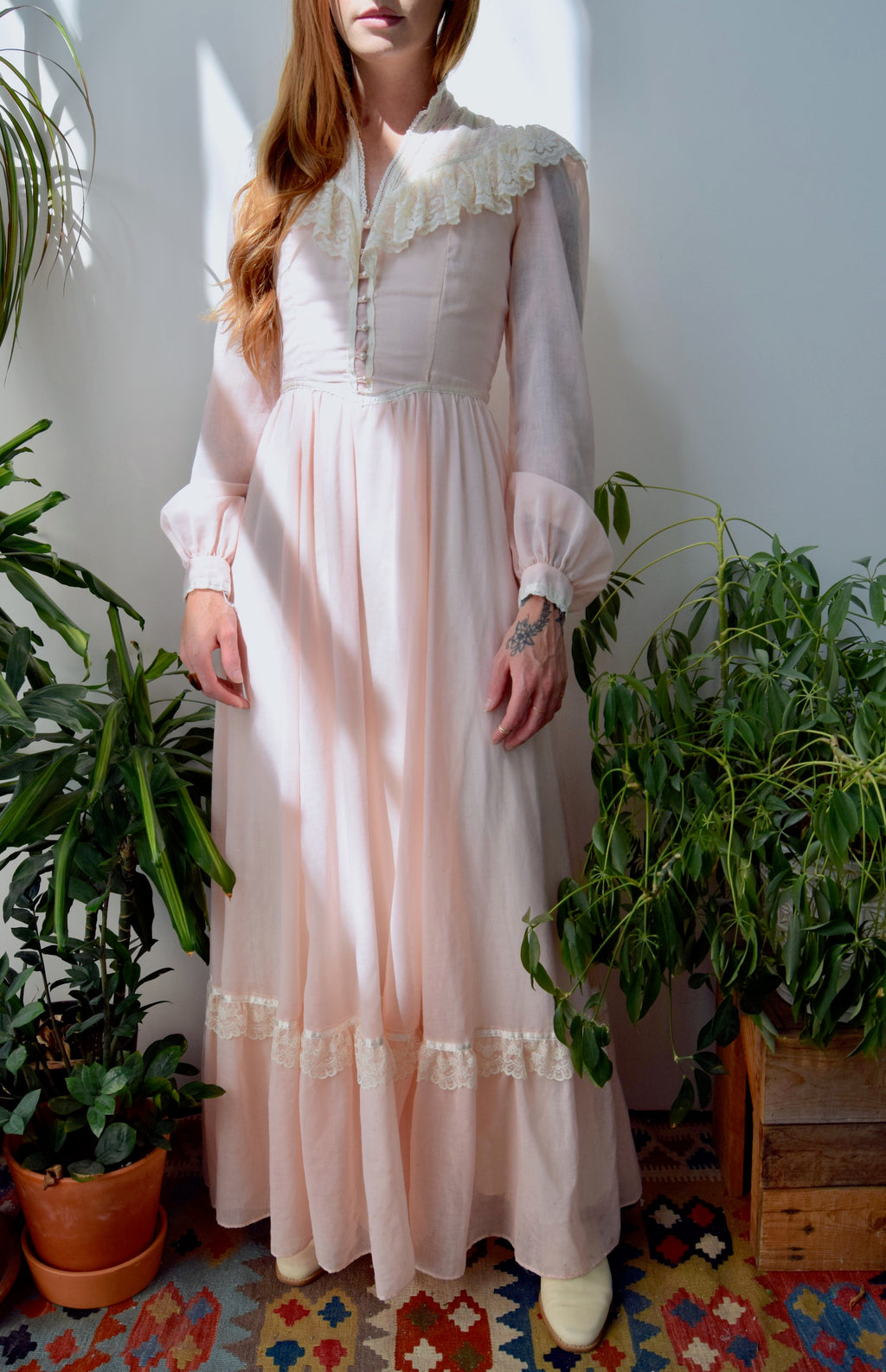 Soft Pink Gunne Sax Dress