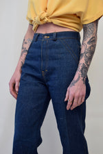 Vintage Levis Dark Wash Raw Denim Jeans