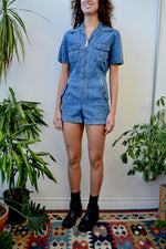 Seventies Denim Romper