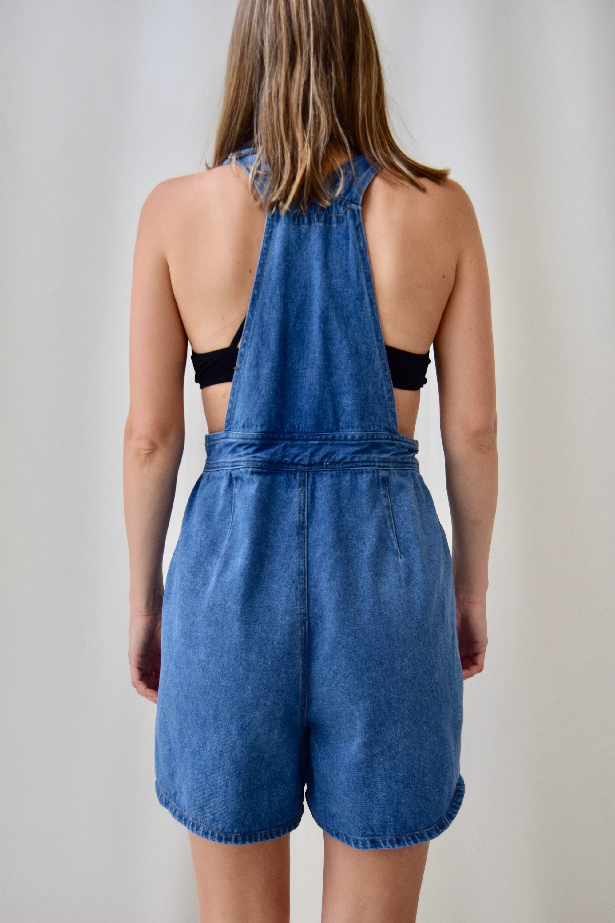 Overall Denim Skort