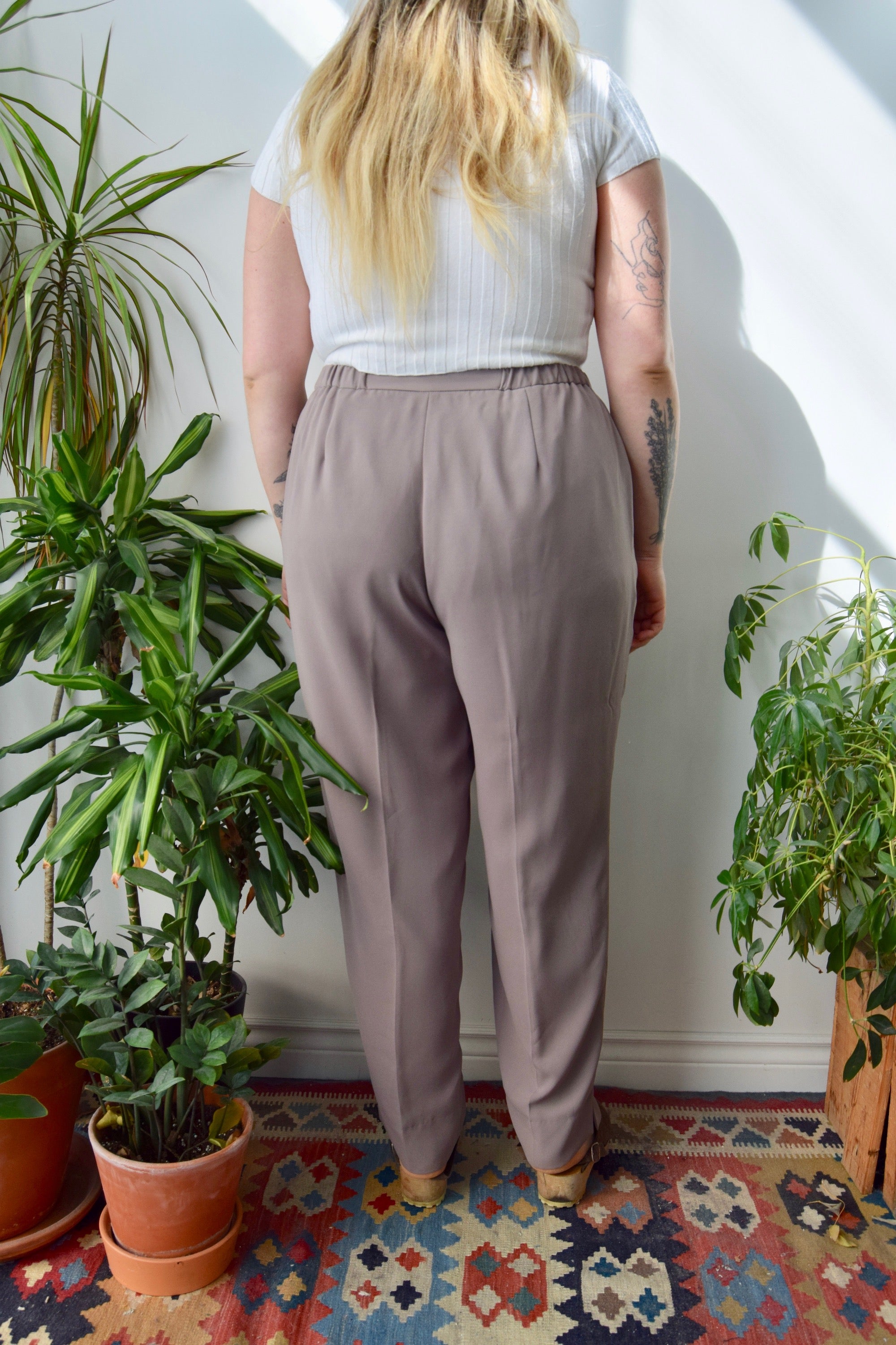 Taupe Trousers