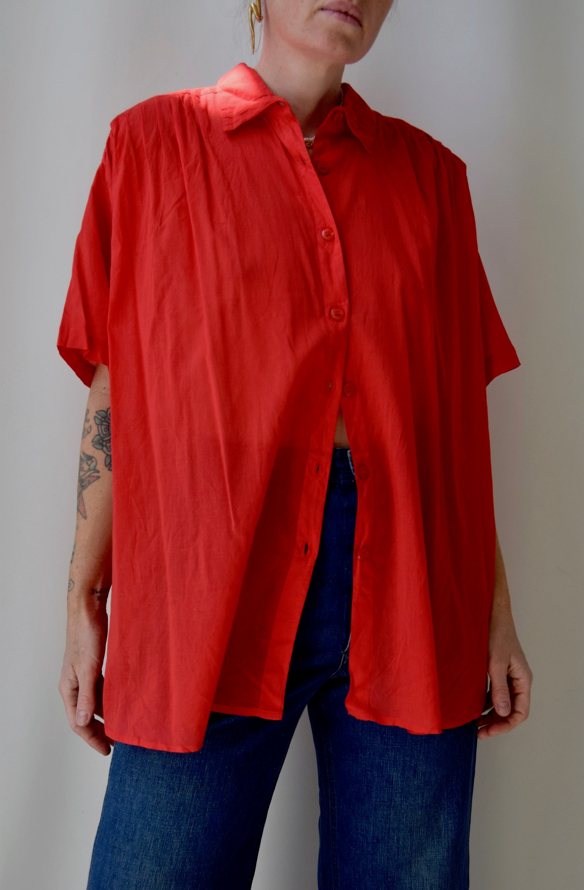 Ruby Indian Cotton Flowy Top