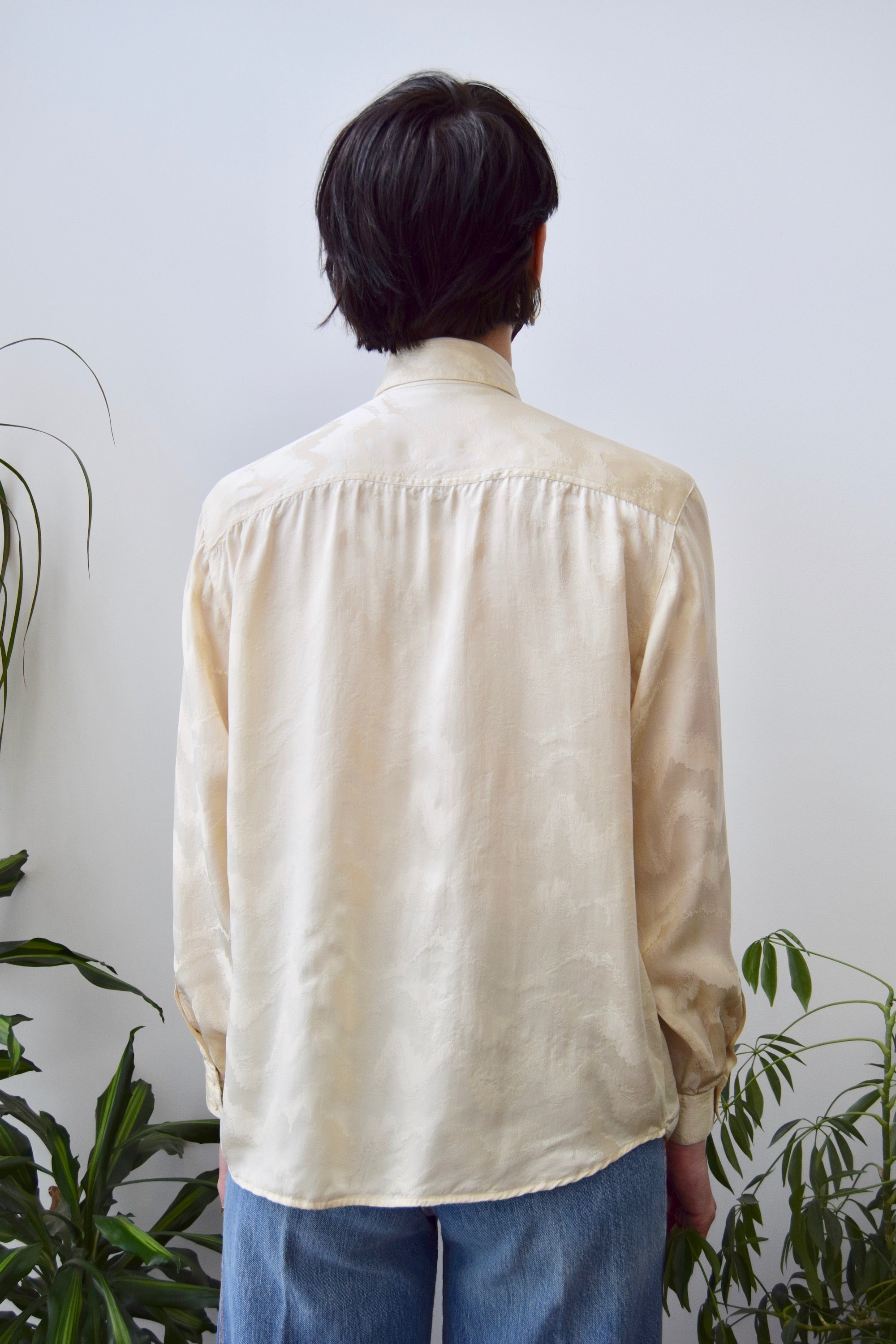 Porcelain Woodgrain Silk Top