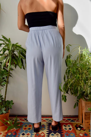 Flat Front Lavender Trousers
