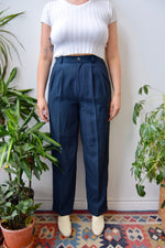 Midnight Silk Trousers