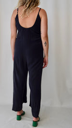 Charcoal Grey Silk Jumpsuit