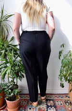 Classic Black Wool Trousers
