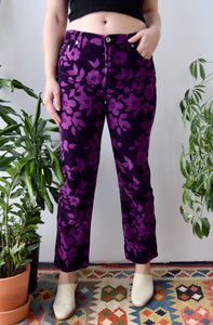 Aughts Designer Velvet Pants