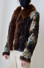 Multi Colour Fur Jacket