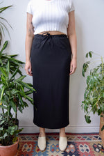 00's Black Easy Skirt