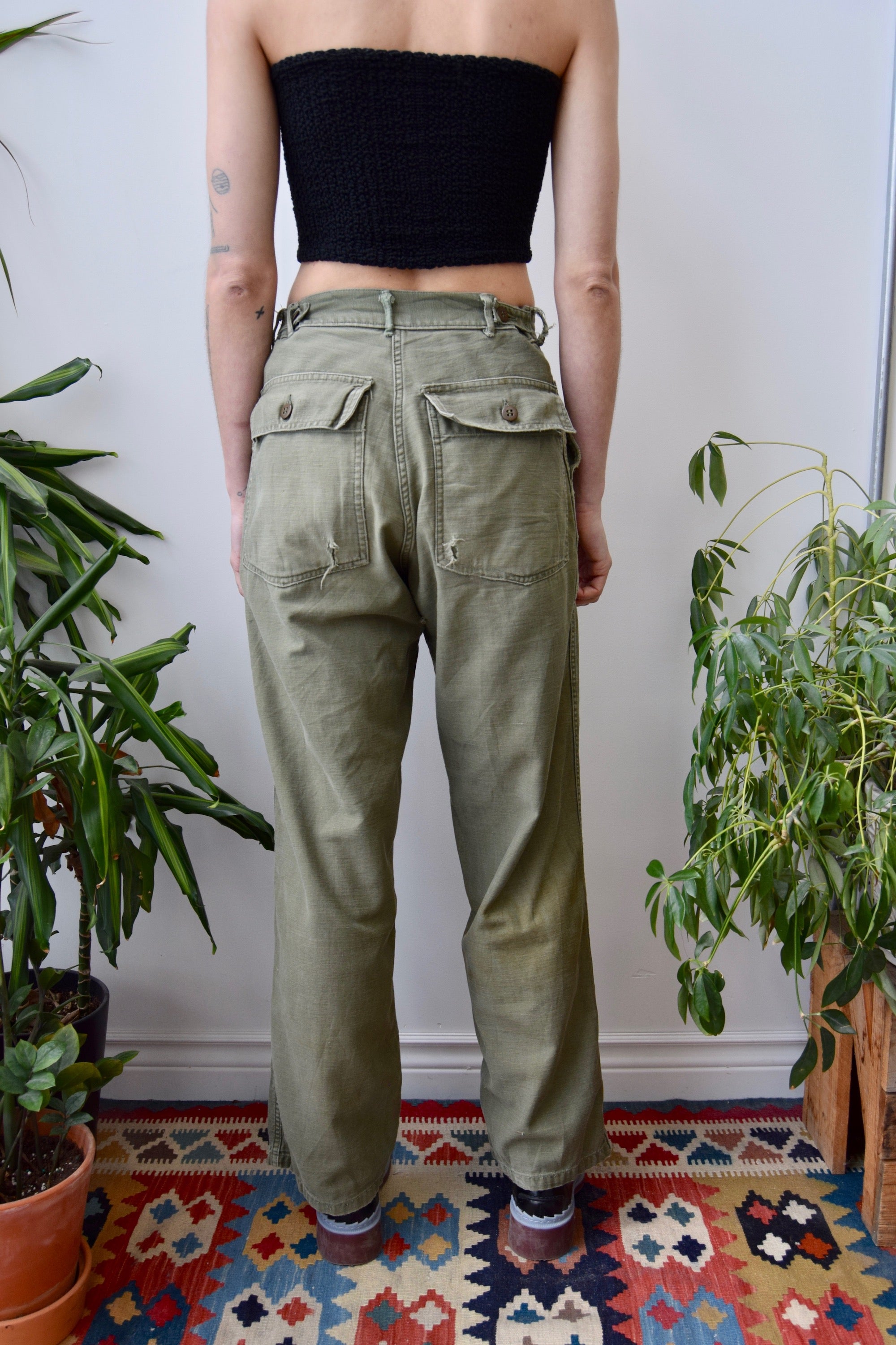 Worn Vintage Army Pants