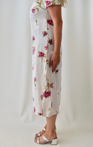 Linen Rose Garden Dress