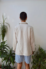 Wheat Linen Button Up