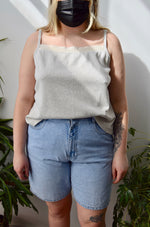 Heathered Ribbed Tank Top